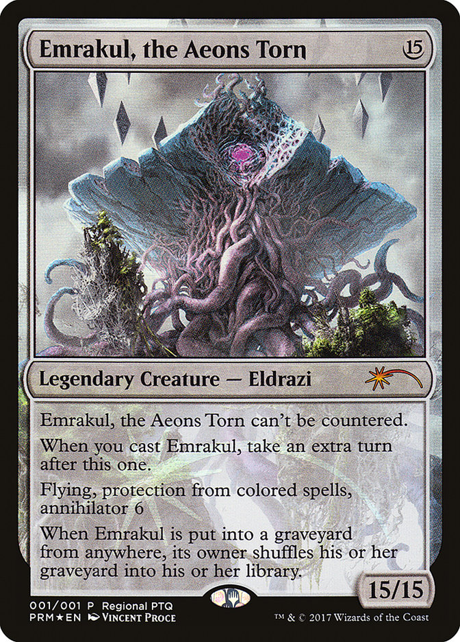 Emrakul, the Aeons Torn (Regional PTQ) [Pro Tour Promos] | Black Swamp Games