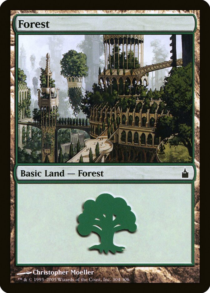 Forest (304) [Ravnica: City of Guilds] | Black Swamp Games