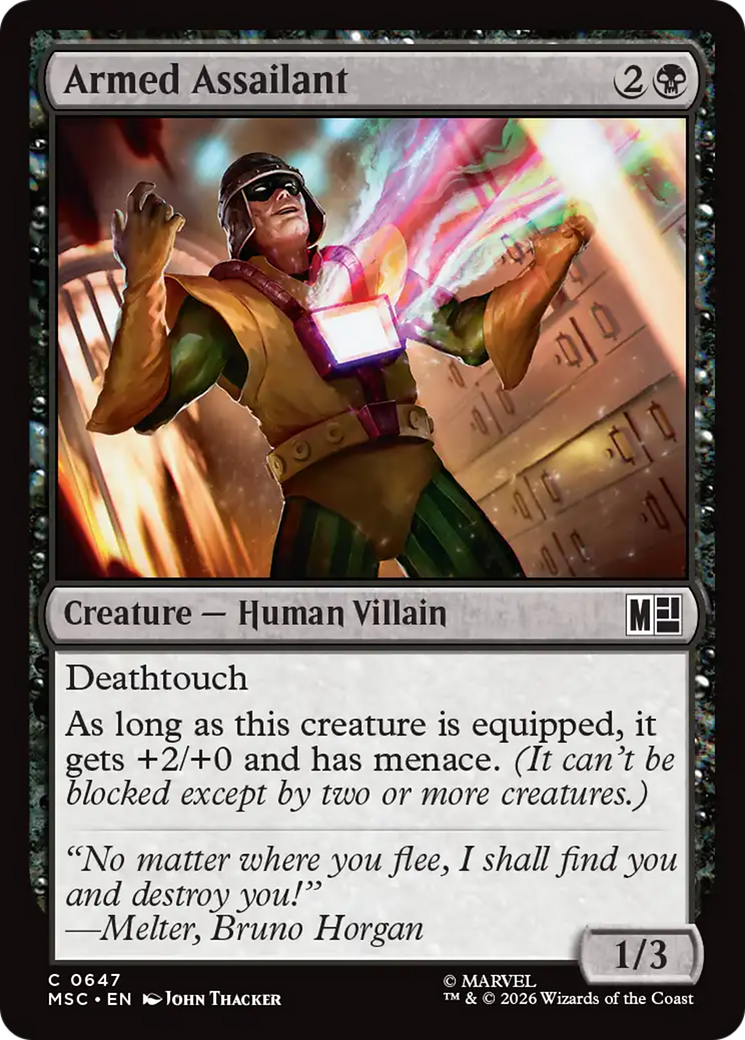 Armed Assailant [Marvel Super Heroes Commander] | Black Swamp Games