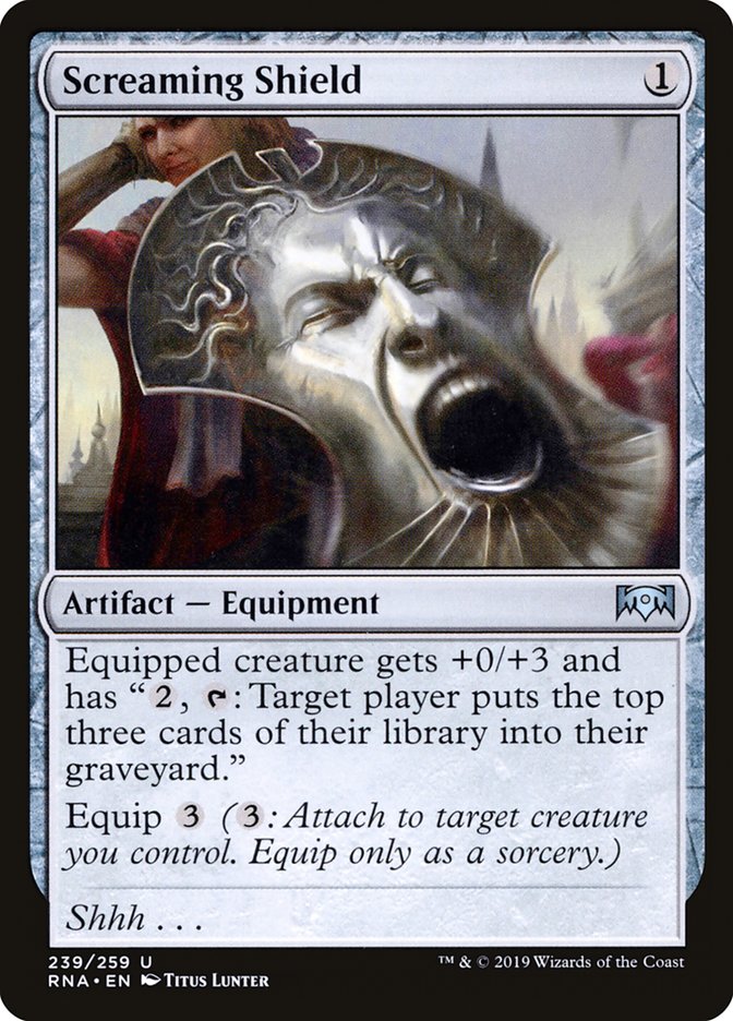 Screaming Shield [Ravnica Allegiance] | Black Swamp Games