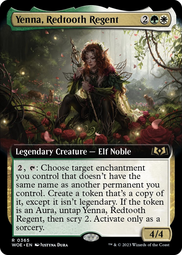 Yenna, Redtooth Regent (Extended Art) [Wilds of Eldraine] | Black Swamp Games