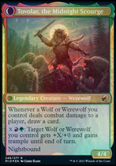 Tovolar, Dire Overlord // Tovolar, the Midnight Scourge [Innistrad: Midnight Hunt Prerelease Promos] | Black Swamp Games