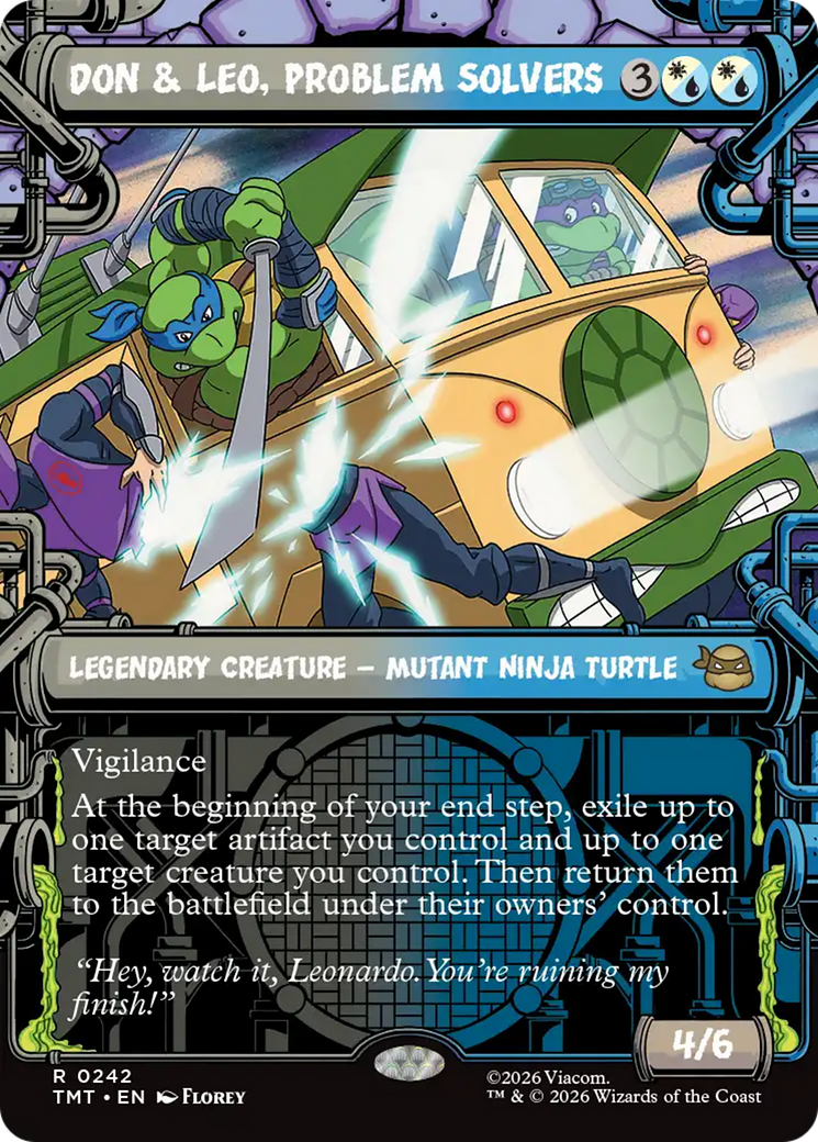 Don & Leo, Problem Solvers (Showcase) [Teenage Mutant Ninja Turtles] | Black Swamp Games