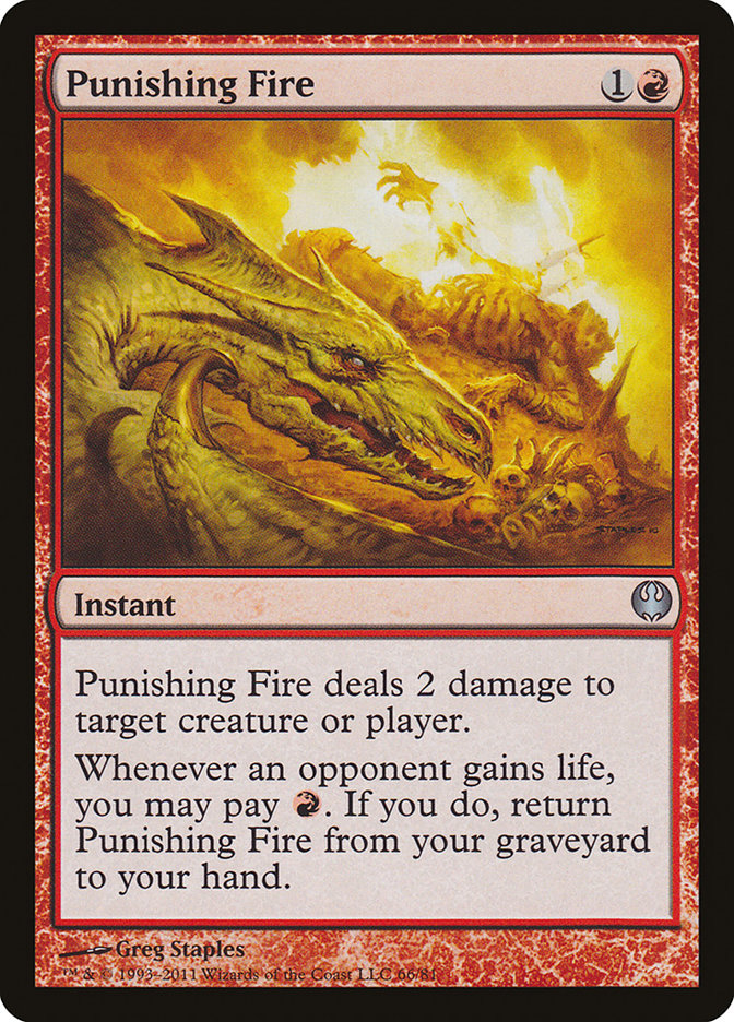 Punishing Fire [Duel Decks: Knights vs. Dragons] | Black Swamp Games