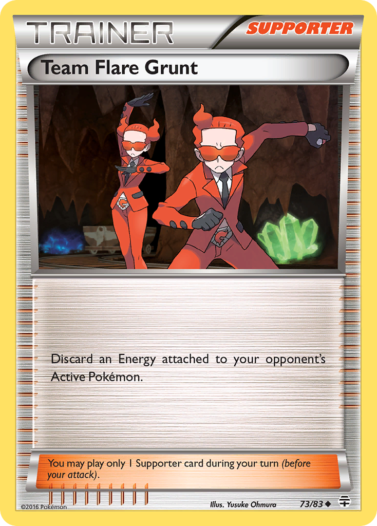 Team Flare Grunt (73/83) [XY: Generations] | Black Swamp Games
