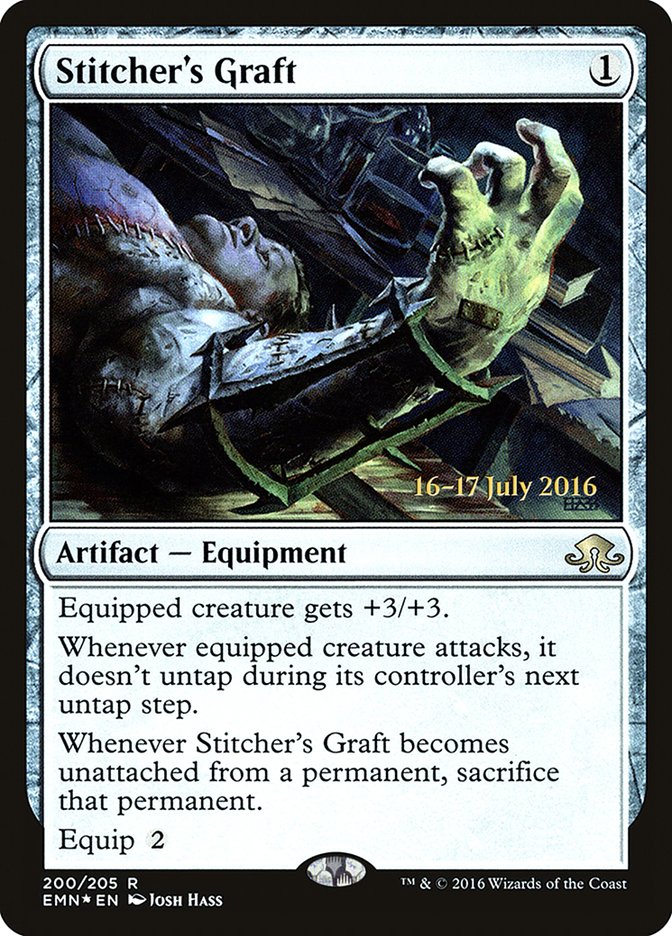 Stitcher's Graft [Eldritch Moon Prerelease Promos] | Black Swamp Games