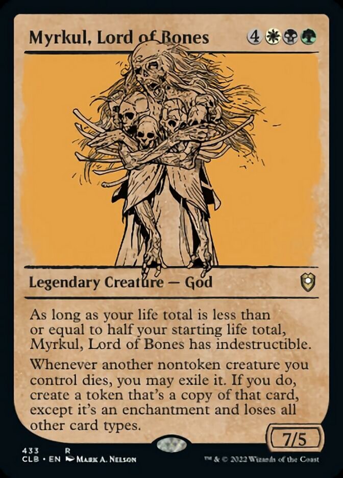 Myrkul, Lord of Bones (Showcase) [Commander Legends: Battle for Baldur's Gate] | Black Swamp Games