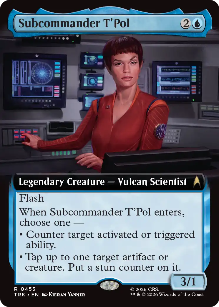 Subcommander T'Pol (Extended Art) [Star Trek] | Black Swamp Games