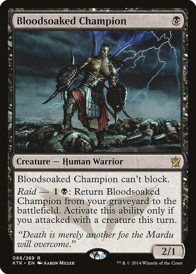 Bloodsoaked Champion [Khans of Tarkir] | Black Swamp Games