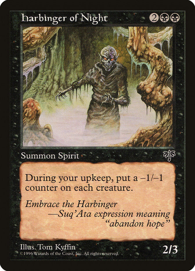 Harbinger of Night [Mirage] | Black Swamp Games