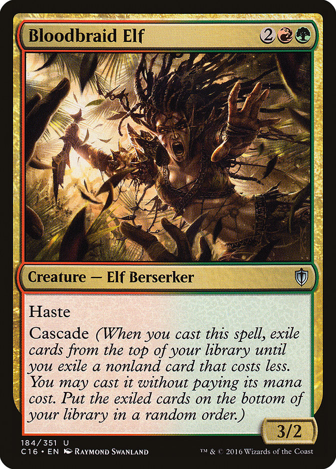 Bloodbraid Elf [Commander 2016] | Black Swamp Games