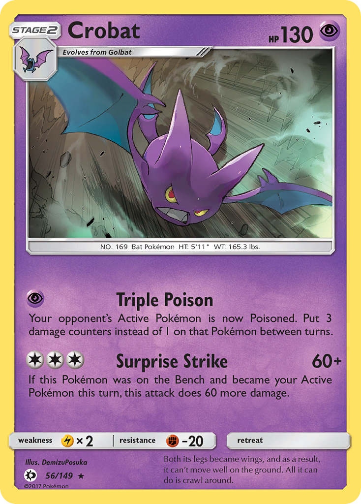 Crobat (56/149) [Sun & Moon: Base Set] | Black Swamp Games