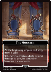 The Blackjack // The Monarch Double-Sided Token (Surge Foil) [FINAL FANTASY Commander Tokens] | Black Swamp Games