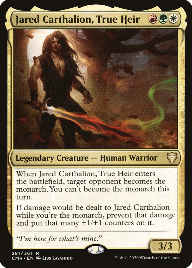 Jared Carthalion, True Heir [Commander Legends] | Black Swamp Games