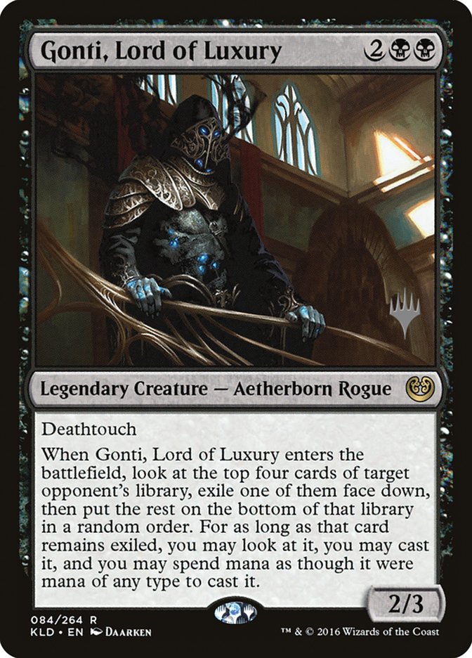 Gonti, Lord of Luxury (Promo Pack) [Kaladesh Promos] | Black Swamp Games