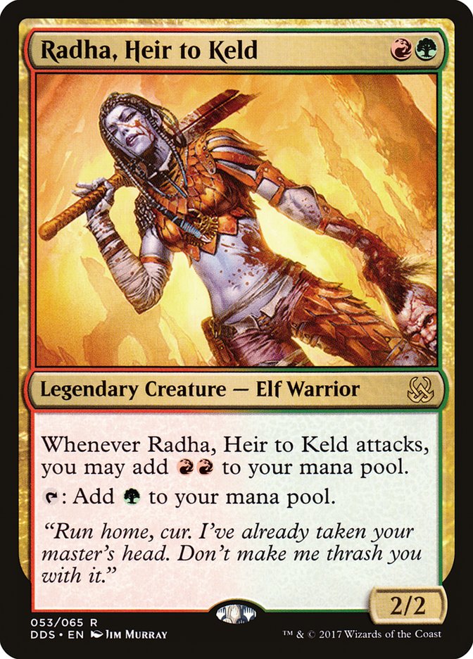 Radha, Heir to Keld [Duel Decks: Mind vs. Might] | Black Swamp Games