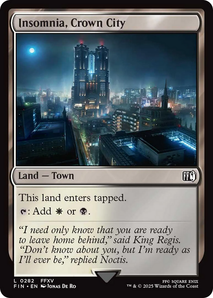 Insomnia, Crown City [FINAL FANTASY] | Black Swamp Games