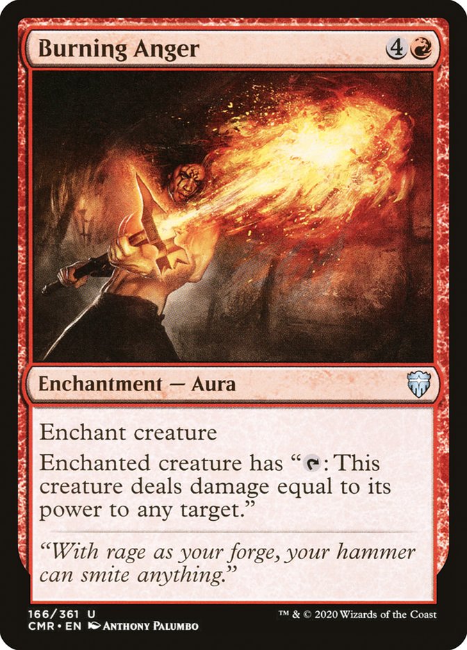 Burning Anger [Commander Legends] | Black Swamp Games