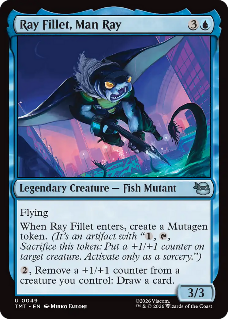 Ray Fillet, Man Ray [Teenage Mutant Ninja Turtles] | Black Swamp Games