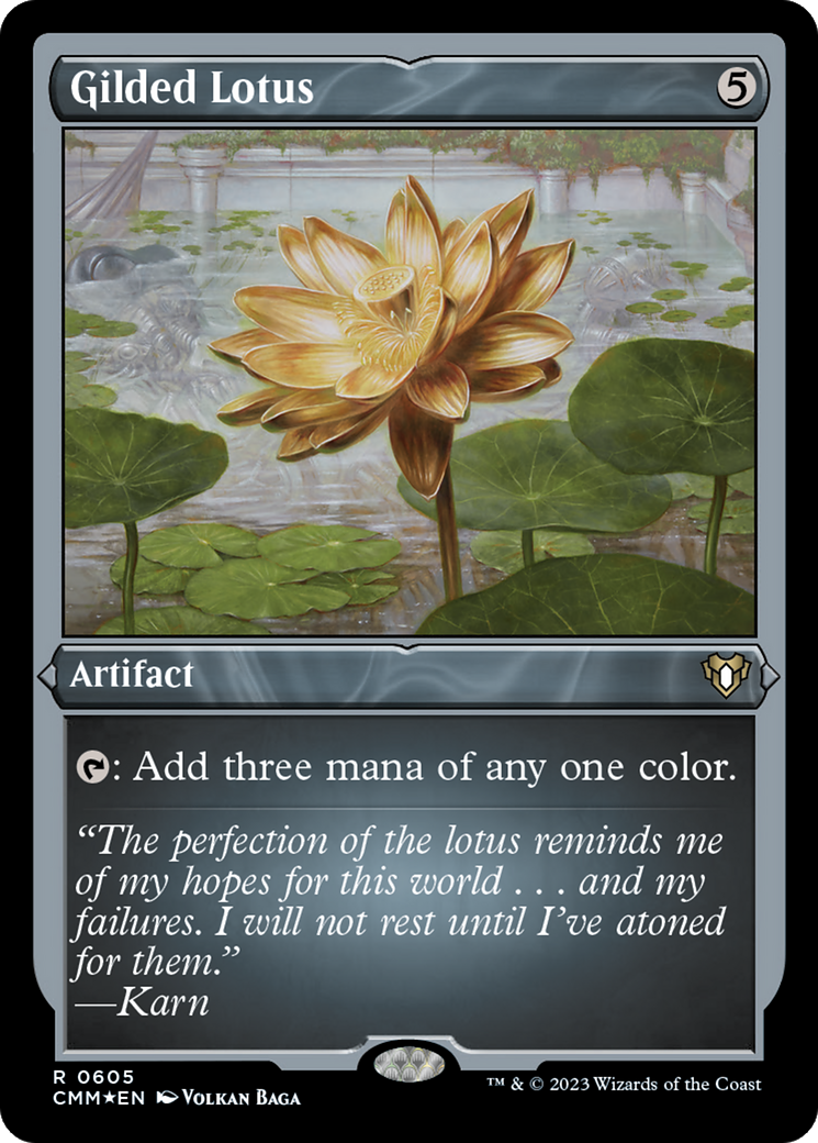 Gilded Lotus (Foil Etched) [Commander Masters] | Black Swamp Games