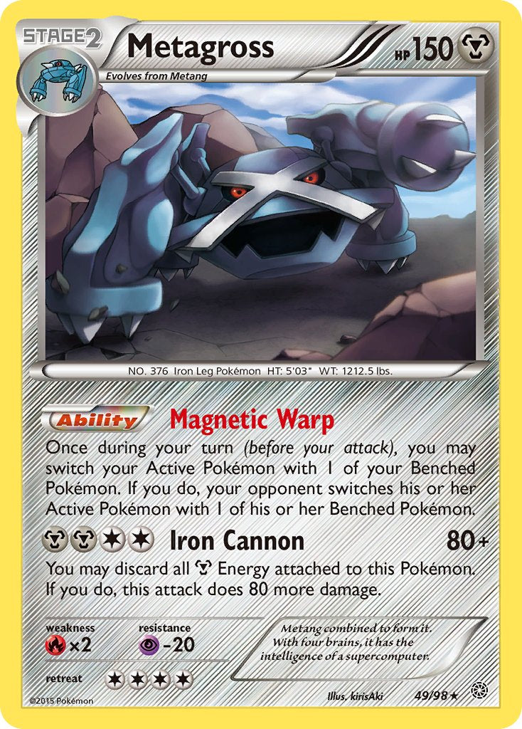 Metagross (49/98) (Theme Deck Exclusive) [XY: Ancient Origins] | Black Swamp Games