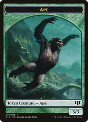 Ape // Zombie (011/036) Double-Sided Token [Commander 2014 Tokens] | Black Swamp Games