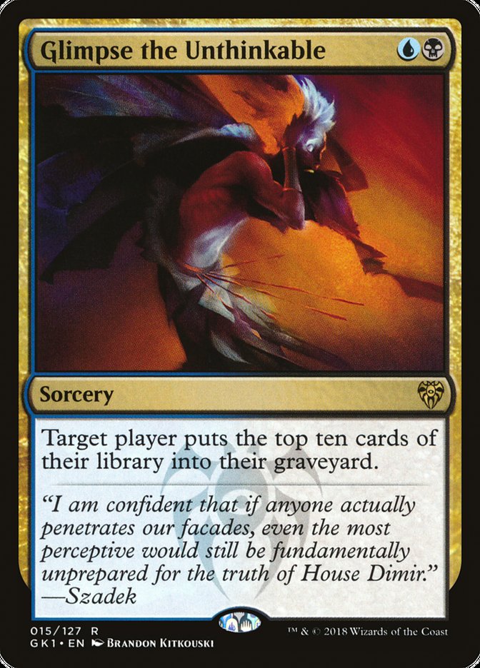 Glimpse the Unthinkable [Guilds of Ravnica Guild Kit] | Black Swamp Games
