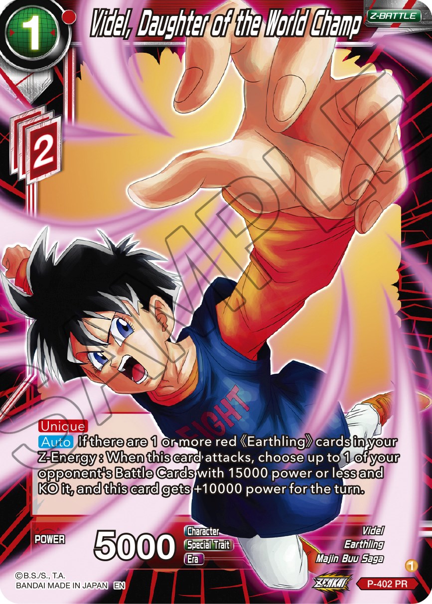 Videl, Daughter of the World Champ (P-402) [Promotion Cards] | Black Swamp Games