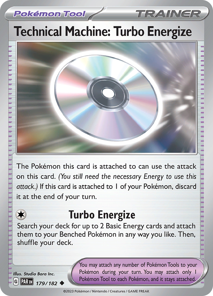 Technical Machine: Turbo Energize (179/182) [Scarlet & Violet: Paradox Rift] | Black Swamp Games