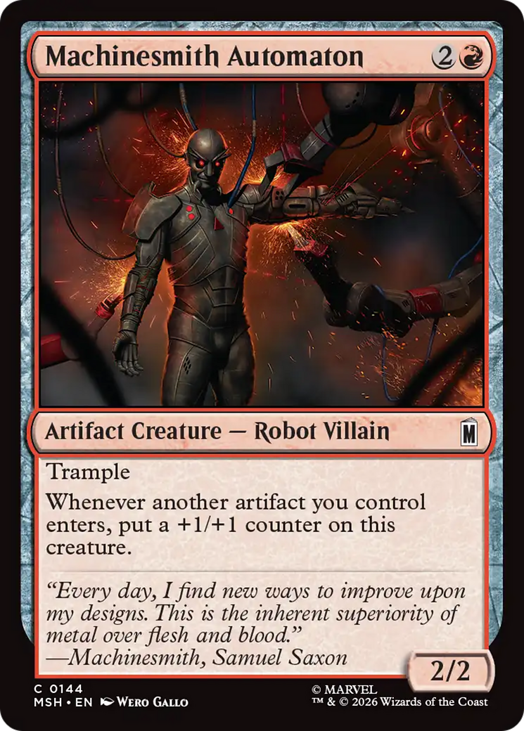 Machinesmith Automaton [Marvel Super Heroes] | Black Swamp Games