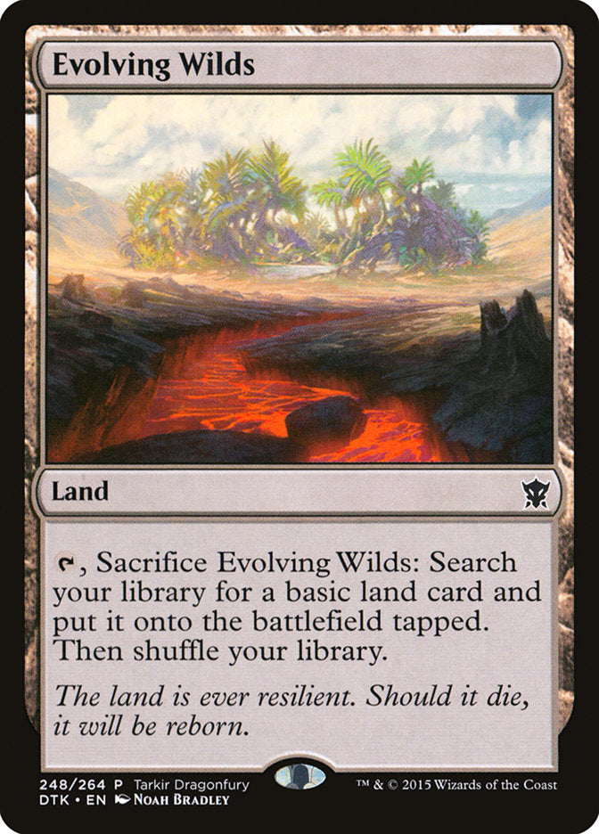 Evolving Wilds [Tarkir Dragonfury] | Black Swamp Games