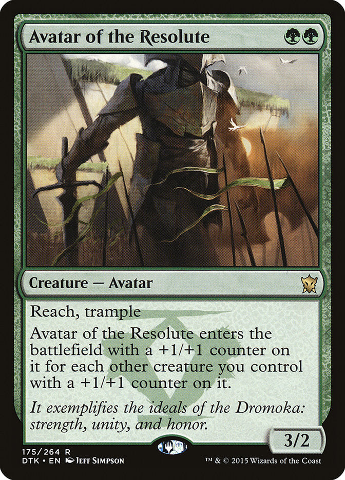 Avatar of the Resolute [Dragons of Tarkir] | Black Swamp Games