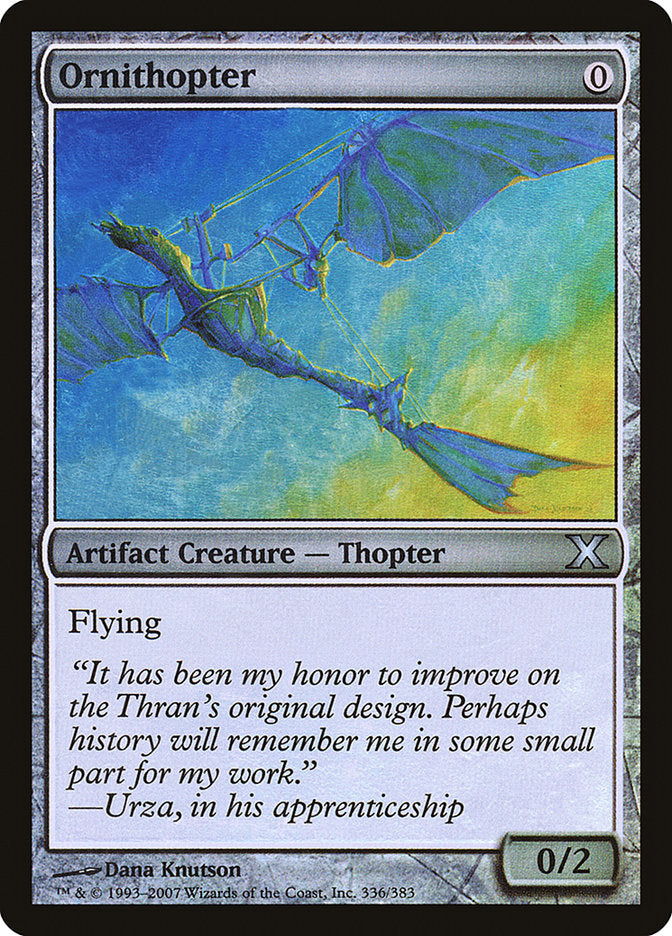 Ornithopter (Premium Foil) [Tenth Edition] | Black Swamp Games