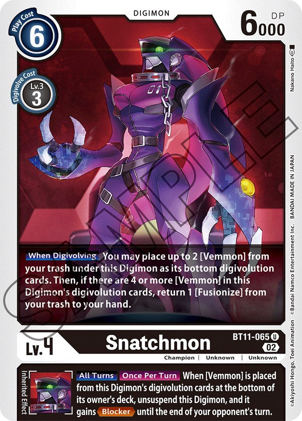 Snatchmon [BT11-065] [Dimensional Phase] | Black Swamp Games