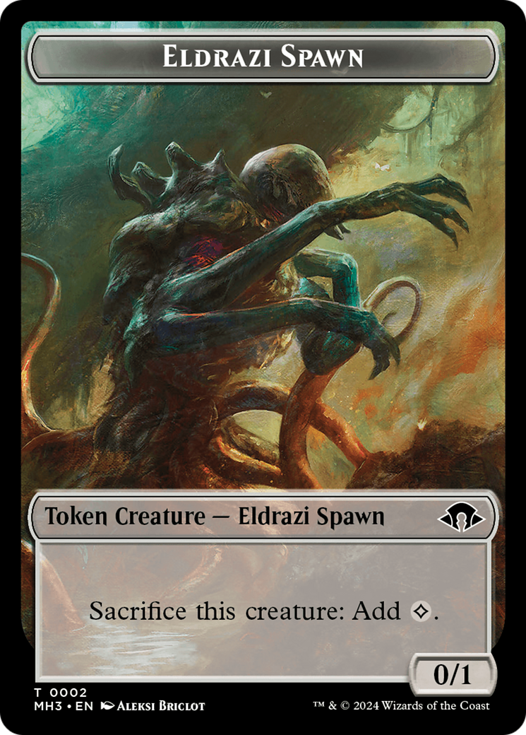 Eldrazi Spawn // Insect (0025) Double-Sided Token [Modern Horizons 3 Tokens] | Black Swamp Games