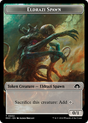 Eldrazi Spawn // Fish Double-Sided Token [Modern Horizons 3 Tokens] | Black Swamp Games