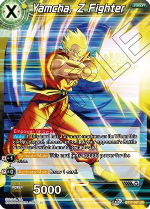 Yamcha, Z Fighter (BT17-087) [Ultimate Squad] | Black Swamp Games