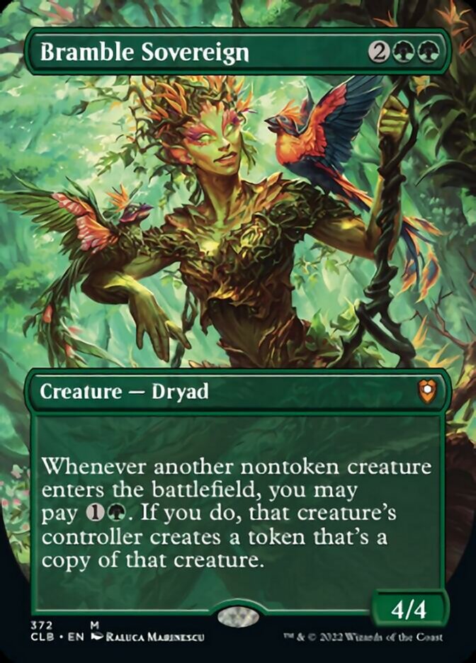 Bramble Sovereign (Borderless Alternate Art) [Commander Legends: Battle for Baldur's Gate] | Black Swamp Games