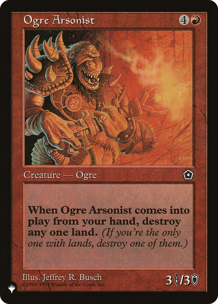 Ogre Arsonist [The List Reprints] | Black Swamp Games