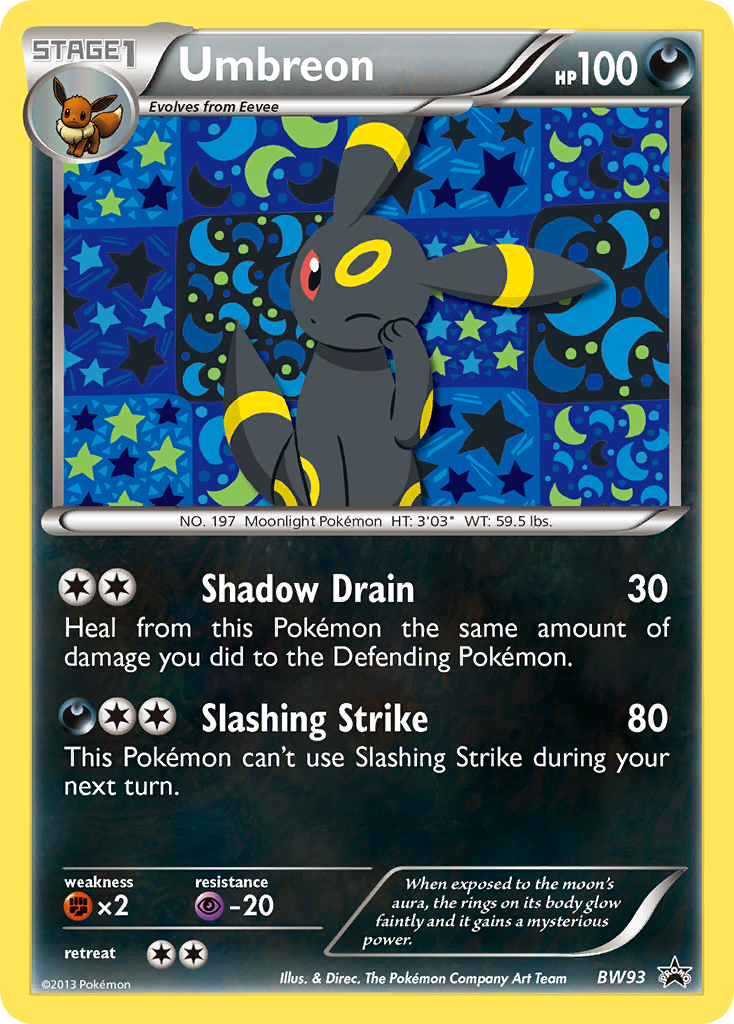 Umbreon (BW93) [Black & White: Black Star Promos] | Black Swamp Games