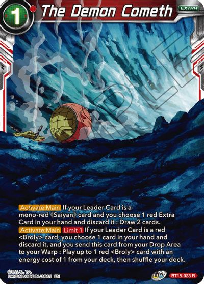 The Demon Cometh (BT15-023) [Saiyan Showdown] | Black Swamp Games