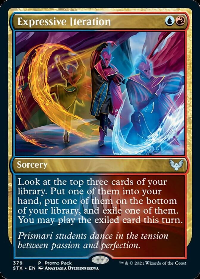 Expressive Iteration (Promo Pack) [Strixhaven: School of Mages Promos] | Black Swamp Games