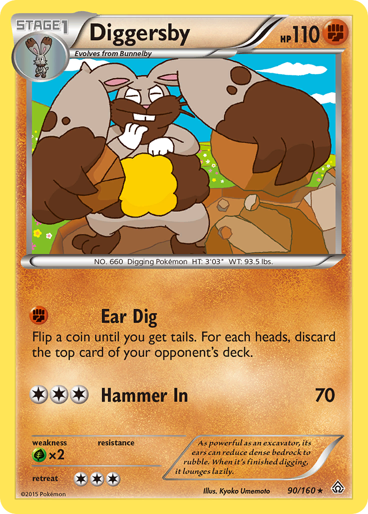 Diggersby (90/160) [XY: Primal Clash] | Black Swamp Games