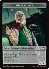 Shapeshifter // Golem (0013) Double-Sided Token [Edge of Eternities Commander Tokens] | Black Swamp Games