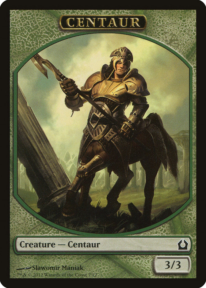 Centaur Token [Return to Ravnica Tokens] | Black Swamp Games