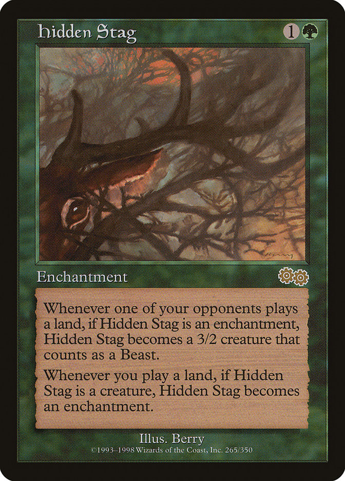 Hidden Stag [Urza's Saga] | Black Swamp Games