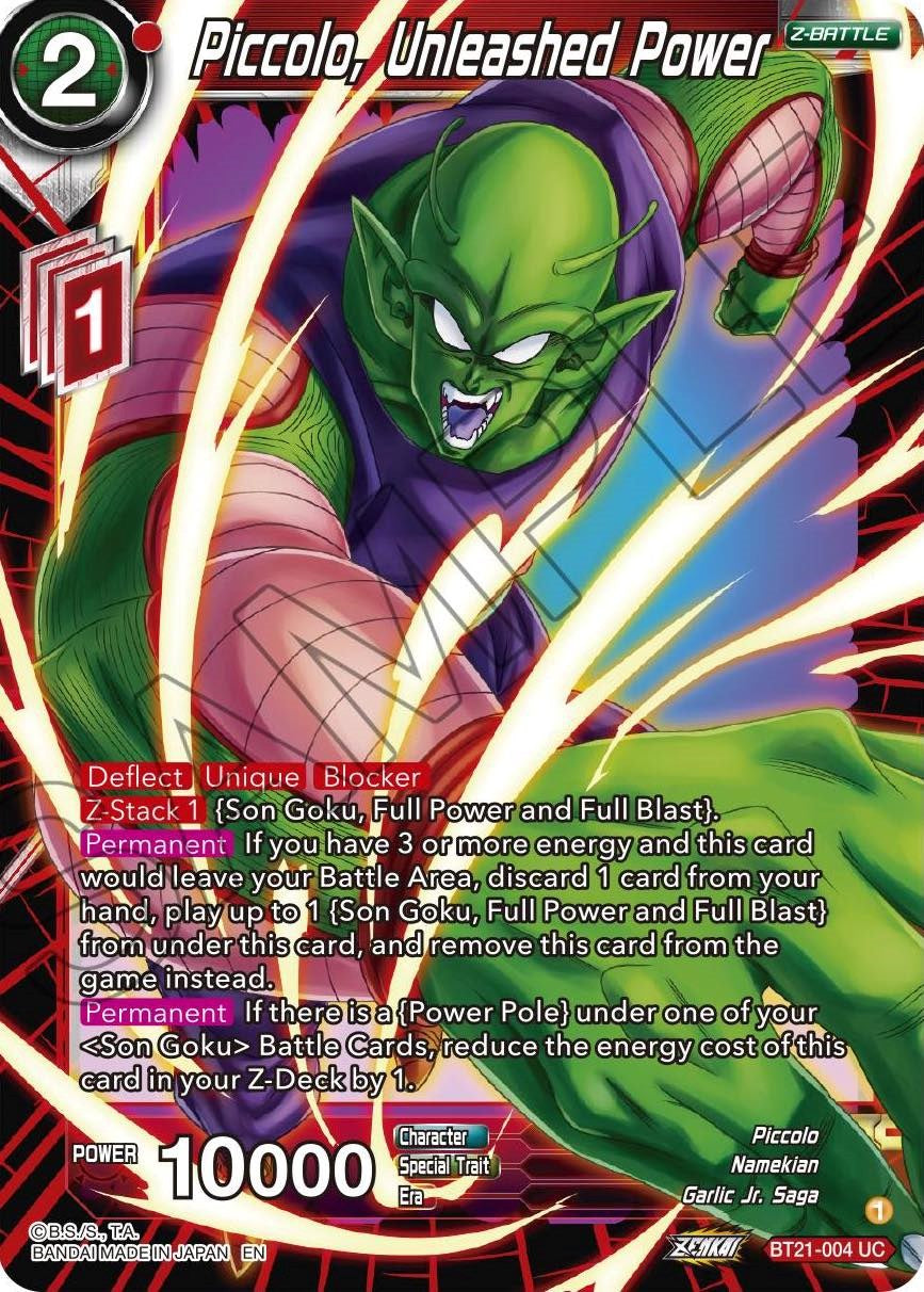 Piccolo, Unleashed Power (BT21-004) [Wild Resurgence] | Black Swamp Games