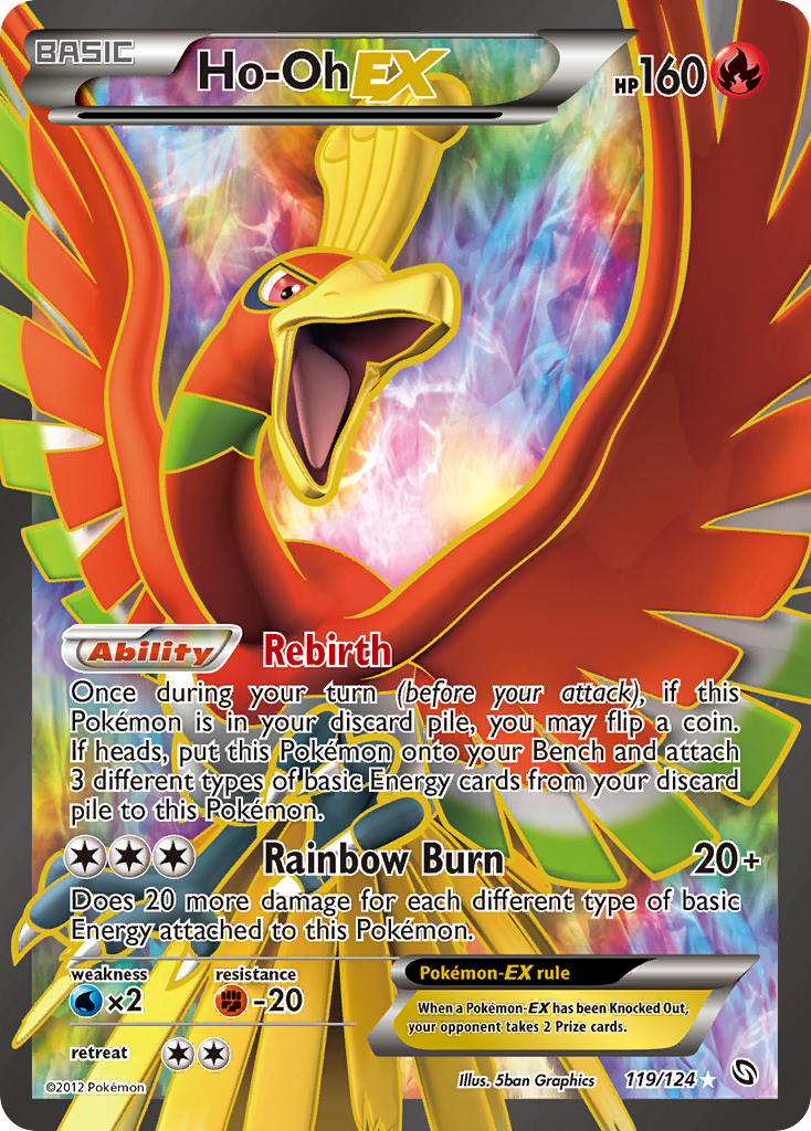 Ho-Oh EX (119/124) [Black & White: Dragons Exalted] | Black Swamp Games