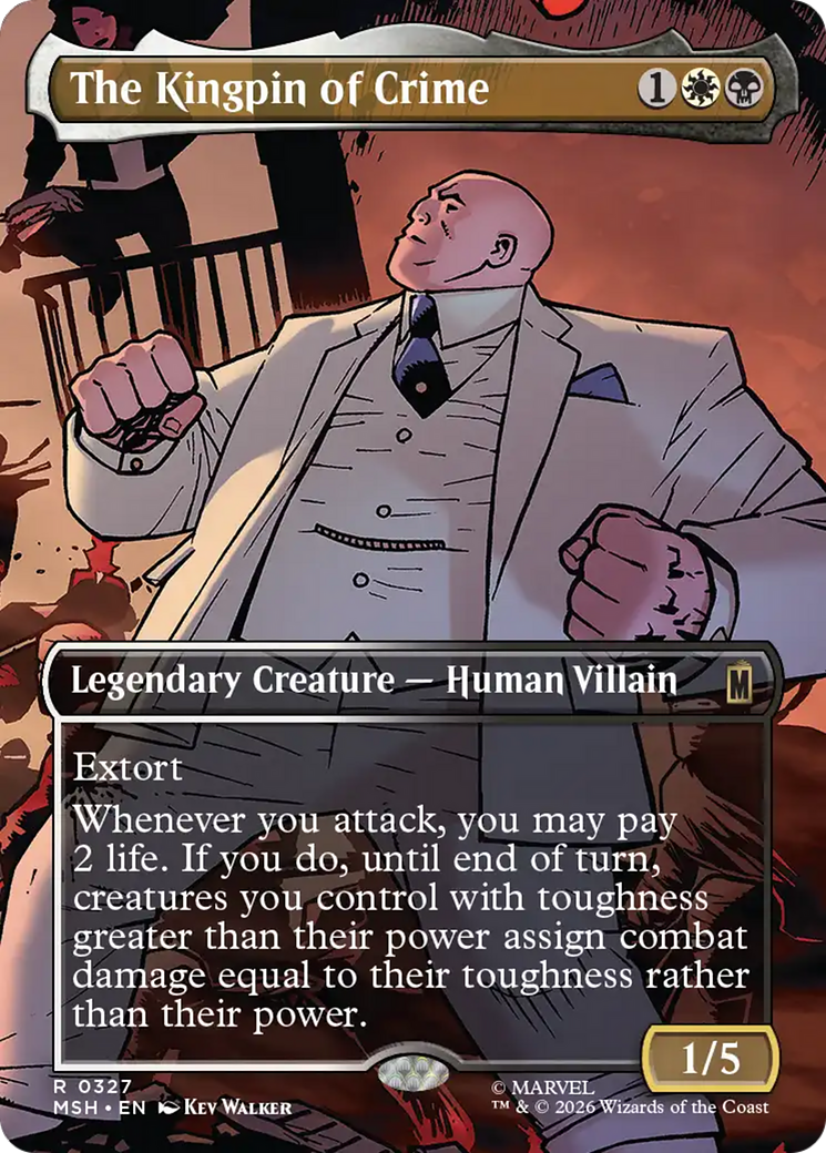 The Kingpin of Crime (Borderless) (0327) [Marvel Super Heroes] | Black Swamp Games