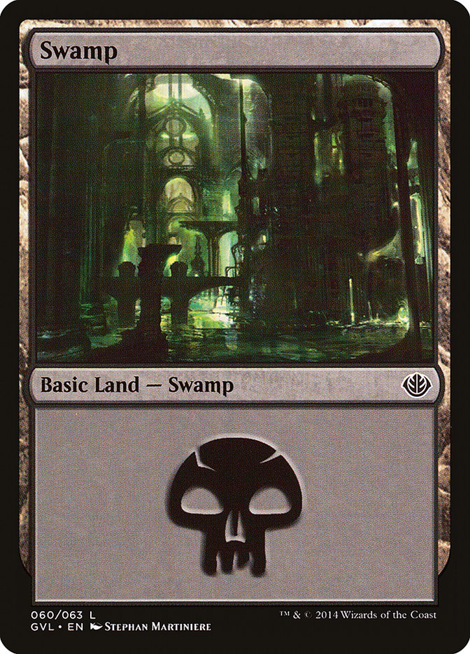 Swamp (60) (Garruk vs. Liliana) [Duel Decks Anthology] | Black Swamp Games